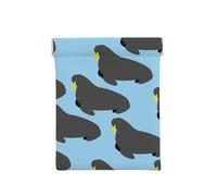 Patrón Animal morsa, Squeeze Top Wallet Bolsa de Almacenamiento para Mujer Monedero pequeño Bolsa de Cambio