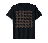 Patrón atemporal de pata de gallo marrón, pata de gallo Camiseta