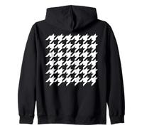 Patrón atemporal de pata de gallo, pata de gallo Sudadera con Capucha