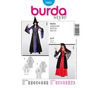 Patrón Burda 2405 Carnaval Vestido del medioevo, Bruja o clarividente