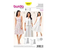 Burda Patrón 6687 Vestido y Chaqueta