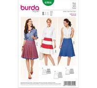 Patrón Burda 6904 Falda