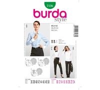 Patrón Burda 7136 Blusas
