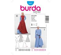Burda Patrón 7977 Histórica Vestido histórico
