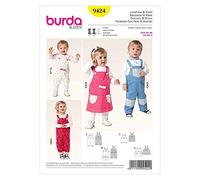 Patrón Burda 9424 Kids Mono y Vestido