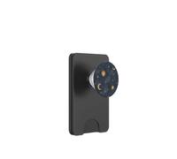 Patrón Celestial Retro de los años 90, Sol, Luna, Estrellas PopSockets PopWallet para MagSafe