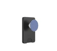 Patrón clásico elegante de pata de gallo azul estético PopSockets PopWallet para MagSafe