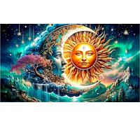 Patrón Colorido Abstracto Puzzle para Adultos de 1000 Piezas de Papel Reciclado - Juego Familiar Divertido & Estimulante Actividad para casa 38x52/1000pcs