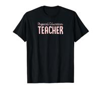 Patrón Colorido de la impresión del Leopardo del Profesor de educación física Camiseta gráfica económica, Hombre, Negro, S