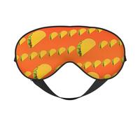 Patrón de alimentos, divertido diseño actualizado, bloqueo de luz, ojos de noche, para hombres y mujeres, regalos de viaje