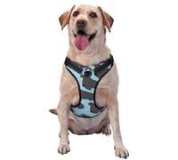Patrón de Animal de morsa,Arnés para Mascotas, arnés Reflectante Ajustable para Perros,XL
