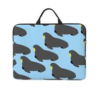 Patrón de Animal de morsa,Funda para portátil de 14 Pulgadas, Funda para portátil, maletín con asa