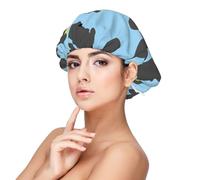 Patrón de animal de morsa,Gorro de dormir de satén para adultos - Gorro de dormir elástico para mujer, cubrecabello nocturno