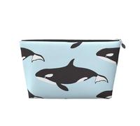 Patrón de Animales Ballena, Bolsa de artículos de tocador Bolsa de Maquillaje Bolsa de cosméticos Bolsa de artículos de tocador de Viaje portátil