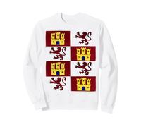 Patrón de Bandera del Imperio Español Conquistador Sudadera