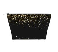 Patrón de Brillo Dorado, Bolsa de artículos de tocador Bolsa de Maquillaje Bolsa de cosméticos Bolsa de artículos de tocador de Viaje portátil