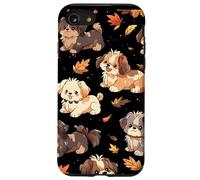 Patrón de Cachorro de otoño Lindo Perro Hojas de otoño Carcasa para iPhone SE (2020) / 7/8