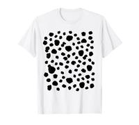 Patrón de camiseta con estampado dálmata, animal de la selva Camiseta