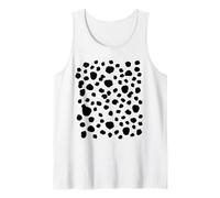 Patrón de camiseta con estampado dálmata, animal de la selva Camiseta sin Mangas