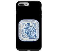 Patrón de cerámica floral Degu azul de Delft Carcasa para iPhone 7 Plus/8 Plus