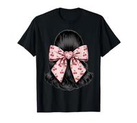 Patrón de Cereza Coqueta Arco Lindo Cerezas Frutas Camiseta