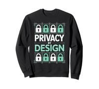 Patrón de Circuito de candado de Seguridad Privacy by Design Tech Sudadera