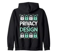 Patrón de Circuito de candado de Seguridad Privacy by Design Tech Sudadera con Capucha