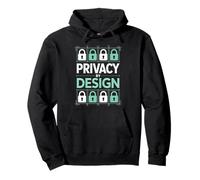 Patrón de Circuito de candado de Seguridad Privacy by Design Tech Sudadera con Capucha