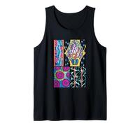 Patrón de Collage Art Deco y Art Nouveau Camiseta sin Mangas