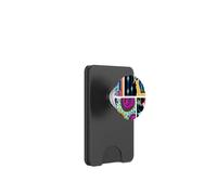 Patrón de collage Art Deco y Art Nouveau PopSockets PopWallet para MagSafe