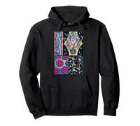 Patrón de collage Art Deco y Art Nouveau Sudadera con Capucha