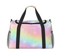 Patrón de Colores del arcoíris,Bolsas Deportivas, Bolsos de Viaje Deportivos Cruzados de Mano, Bolsas de Viaje de Gran Capacidad para Mujeres y Hombres.