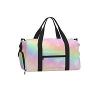 Patrón de Colores del arcoíris,Bolso Deportivo Bandolera de Mano, Bolsa de Deporte, Bolsa de Viaje de Gran Capacidad para Mujeres y Hombres.
