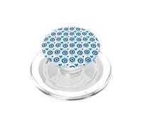 Patrón de Corazones de Kako Mati de Ojo Griego Azul Oscuro Oscuro PopSockets PopGrip para MagSafe