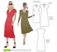 Patrón de costura de Style Arc - Vestido Suzie - Todas las tallas, Sizes 18-30