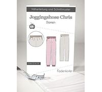 Patrón de costura e instrucciones de costura. Pantalones de chándal para mujer.