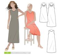 Patrón de costura estilo ARC - Vestido de crucero Kim (tallas 18-30) Haz clic para otros