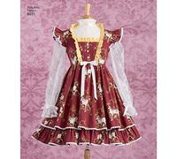 Patrón de costura Simplicity, papel, blanco, varios