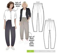 Patrón de costura Style Arc - Pantalón tejido Bob (tallas 10-22)