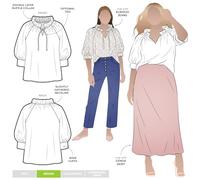 Patrón de costura Style Arc - Reynolds Woven Top (tallas 18-30)