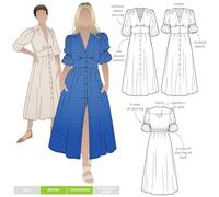 Patrón de costura Style Arc - Vestido tejido Belle (tallas 04-16)
