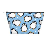 Patrón de Dibujos Animados Lindo pingüino, Bolsa de artículos de tocador Bolsa de Maquillaje Bolsa de cosméticos Bolsa de artículos de tocador de Viaje portátil
