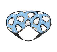 Patrón de dibujos animados lindo pingüino, Cubreojos completos Antifaz bloqueador de luz Antifaz para dormir Antifaz suave con los ojos vendados Noche