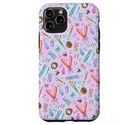 Patrón de diseño Femenino Love Baseball Pink Coquette para niñas Carcasa para iPhone 11 Pro