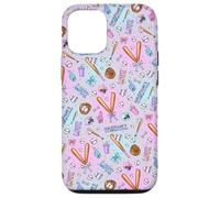 Patrón de diseño Femenino Love Baseball Pink Coquette para niñas Carcasa para iPhone 12/12 Pro