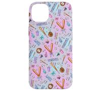 Patrón de diseño Femenino Love Baseball Pink Coquette para niñas Carcasa para iPhone 14 Plus