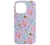 Patrón de diseño Femenino Love Baseball Pink Coquette para niñas Carcasa para iPhone 14 Pro MAX