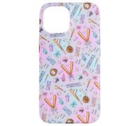Patrón de diseño Femenino Love Baseball Pink Coquette para niñas Carcasa para iPhone 15