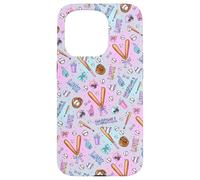Patrón de diseño Femenino Love Baseball Pink Coquette para niñas Carcasa para iPhone 15 Pro