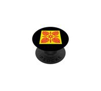 Patrón de edredón Hawaiano Royal Hawaii Ali'I Island Heritage PopSockets PopGrip Adhesivo
